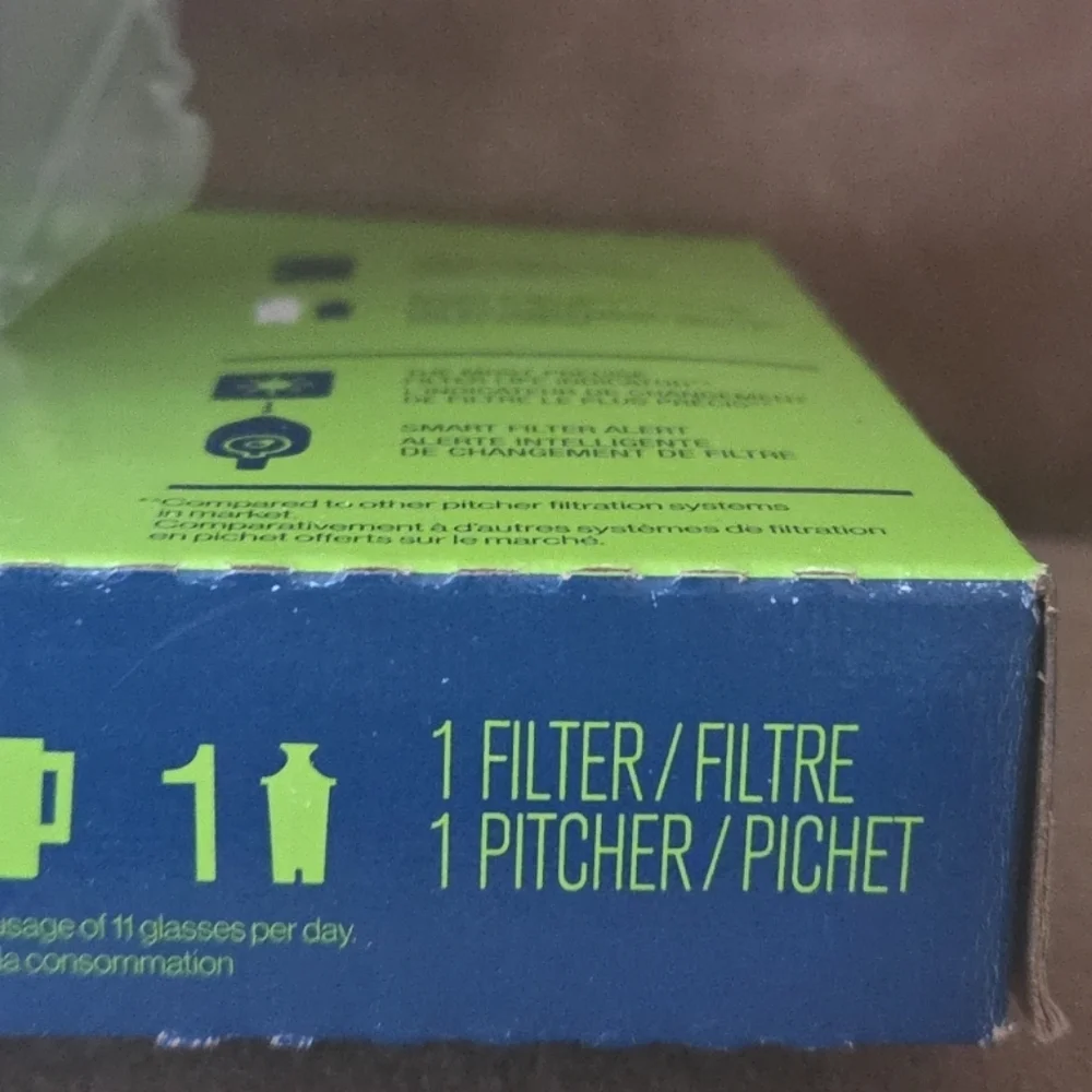 New Brita Elite 6-Cup Red Water Pitcher 1 Pack Clean Filter Smart Filter Alert